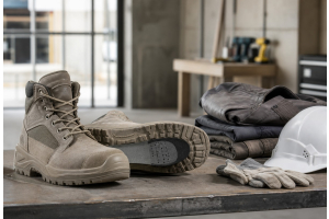 Antiperforatiezool in werkschoenen