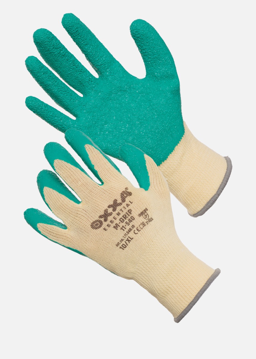 Oxxa Essential M-Grip 11-540 Latex Werkhandschoen