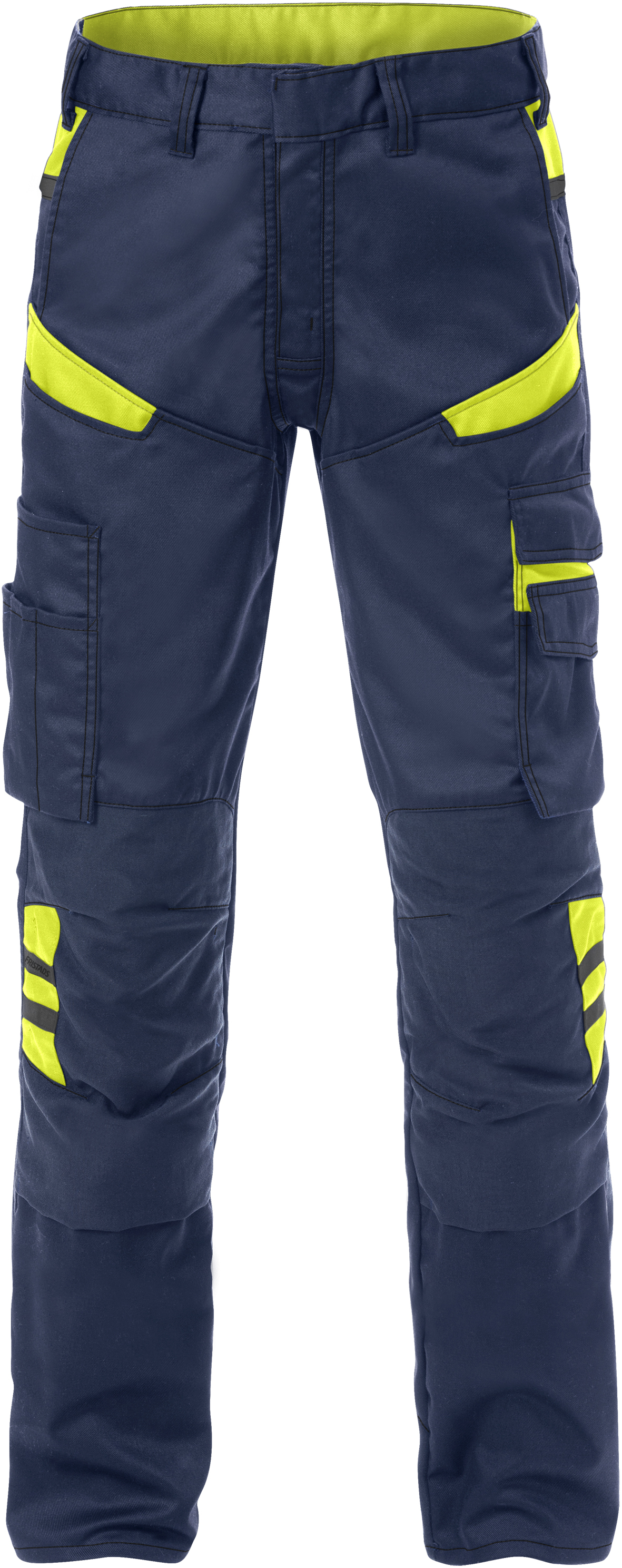 556-Marineblauw/hi-vis geel