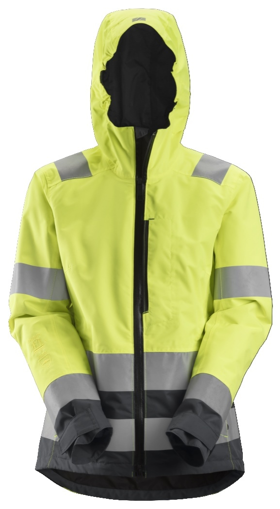 Snickers Workwear AllroundWork High-Vis Waterproof Shell Damesjack Klasse 2 -/3 1347