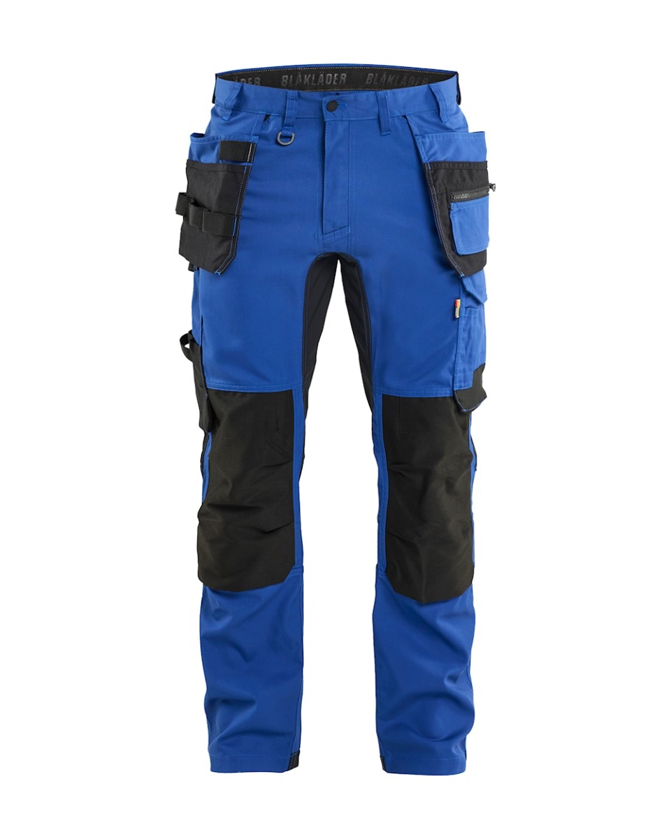 Korenblauw/zwart