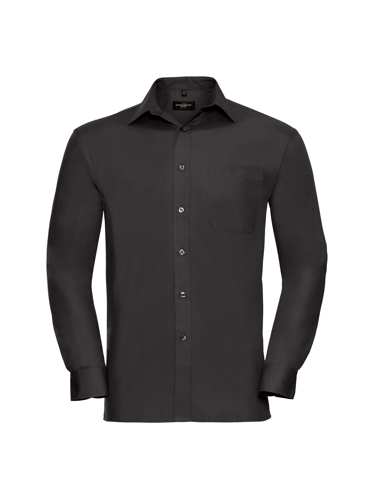 Russell Men´s Long Sleeve Classic Pure Cotton Poplin Shirt