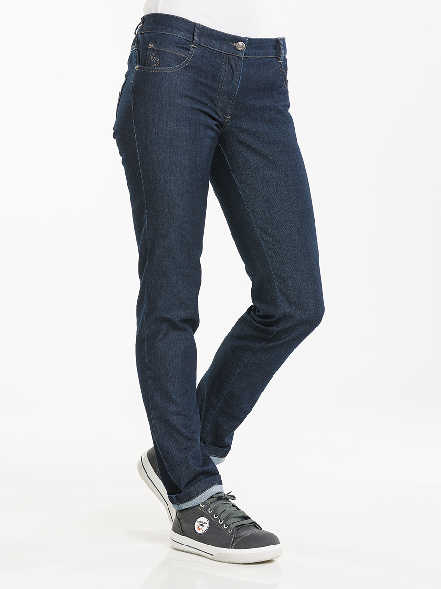 Chaud Devant Koksbroek Dames Skinny Stretch Blue Denim