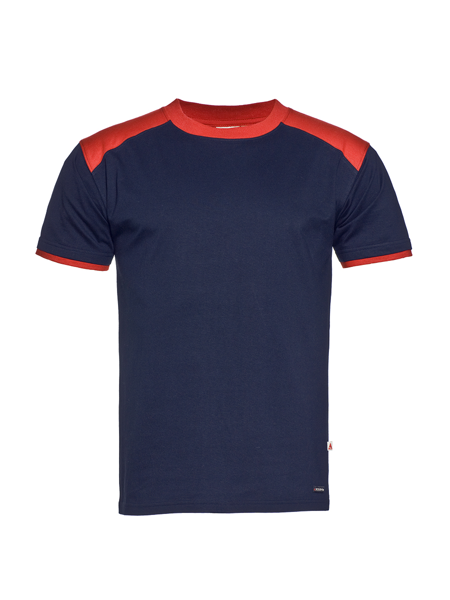 Marineblauw/rood