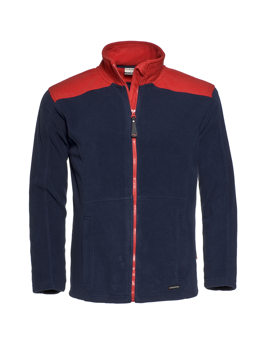 Marineblauw/rood