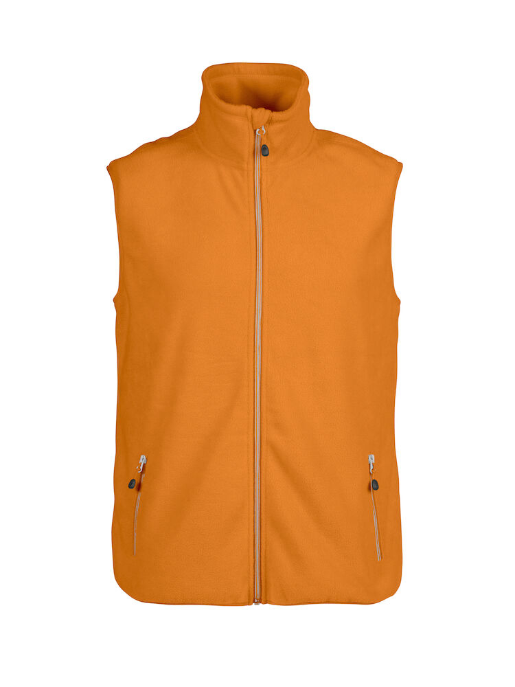 Printer Fleece Vest Sideflip