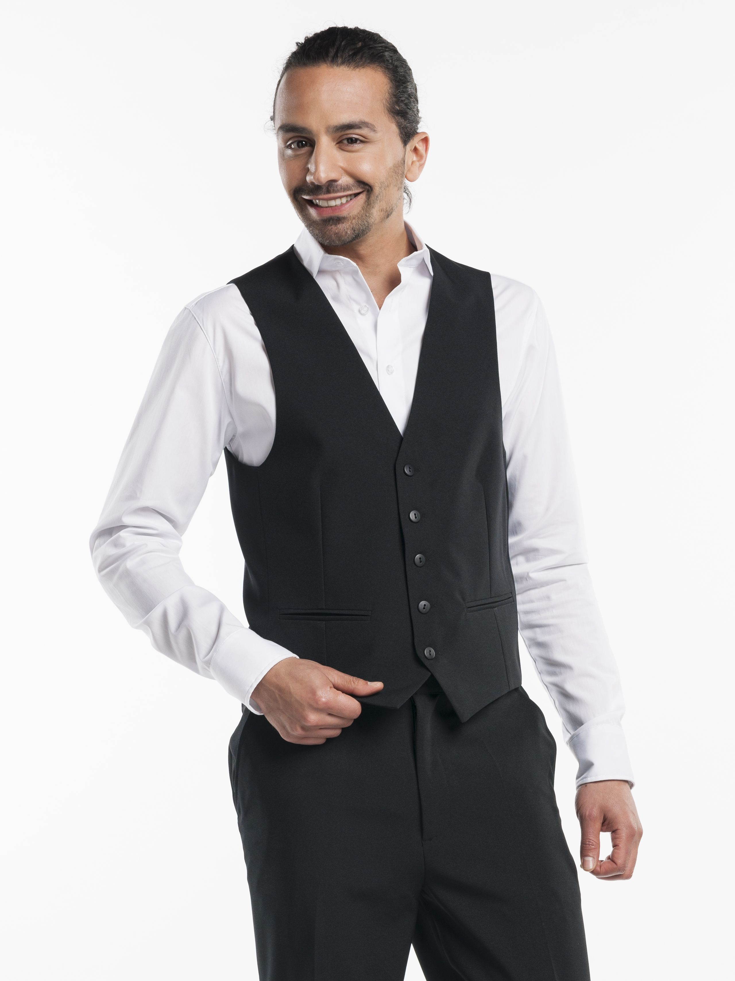 Chaud Devant Heren Zwart Gilet