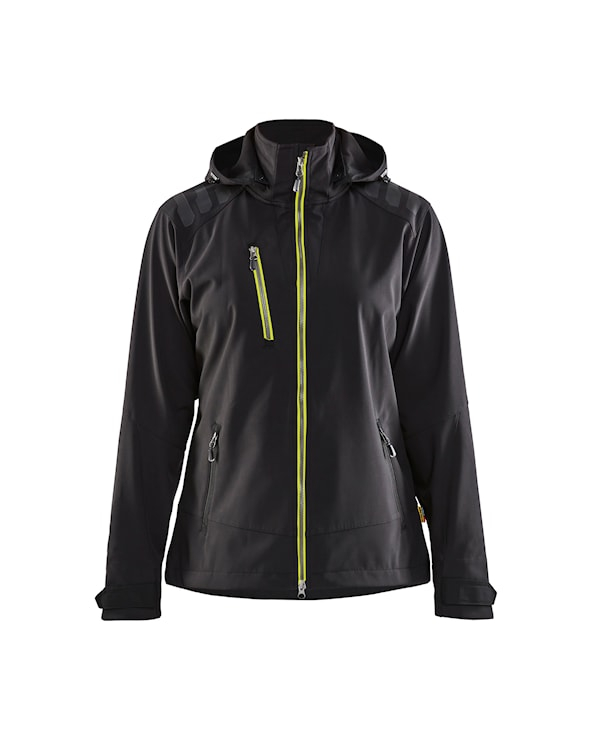 9933-Zwart/High Vis Geel