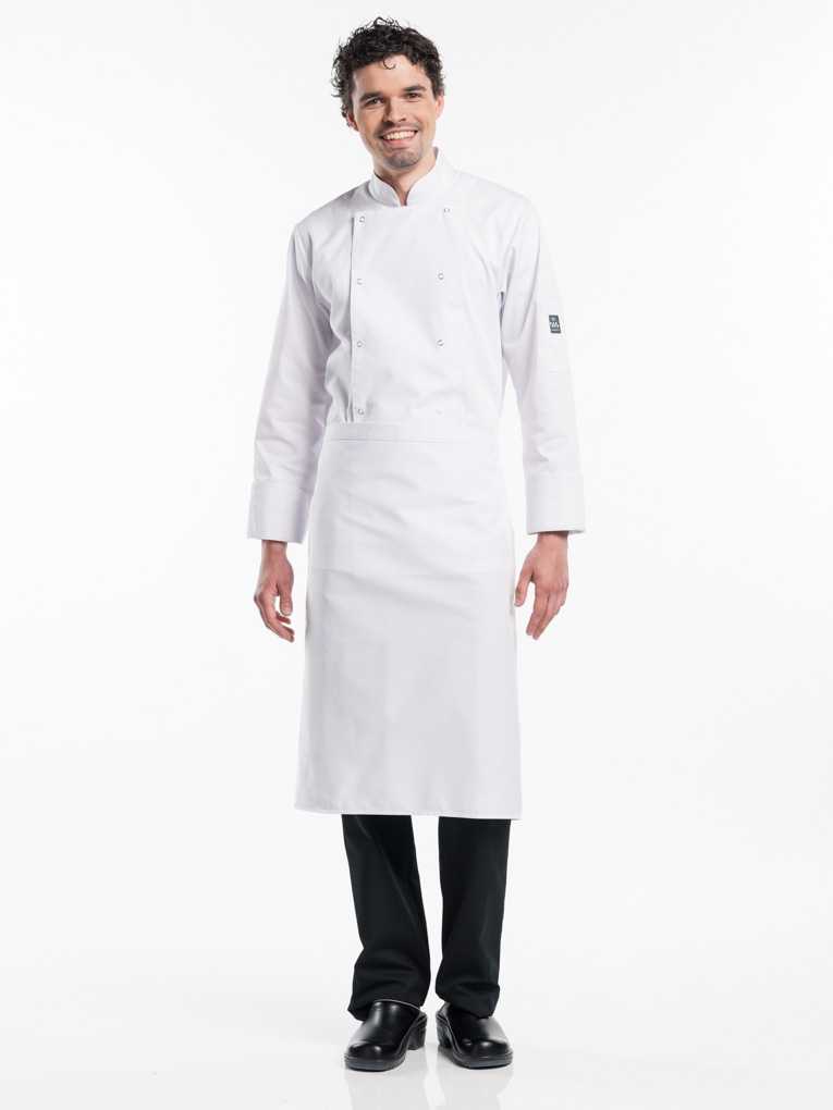 Chaud Devant Apron White