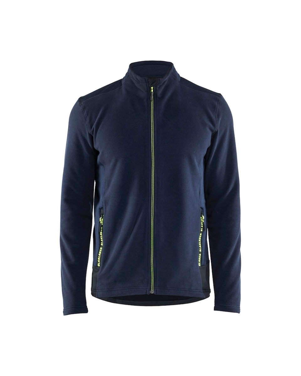 High Vis Geel/Marineblauw