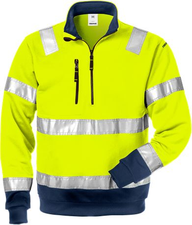 Hi-Vis Geel/Marineblauw