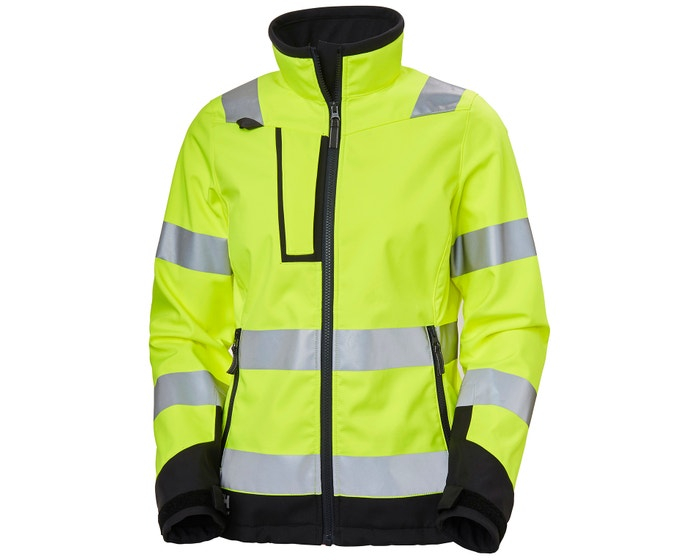 Helly Hansen Luna High Vis Softshell Jas Dames