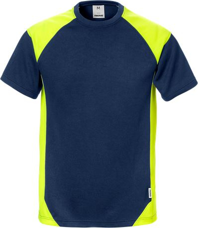 556-Marineblauw/hi-vis geel