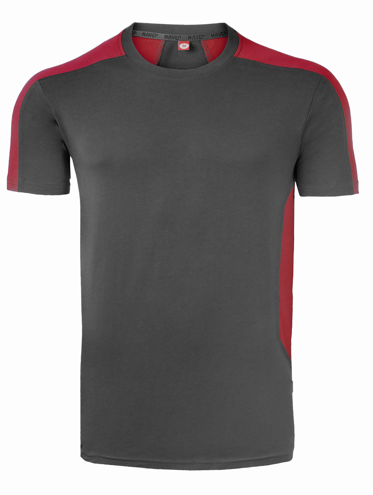 Charcoal/rood