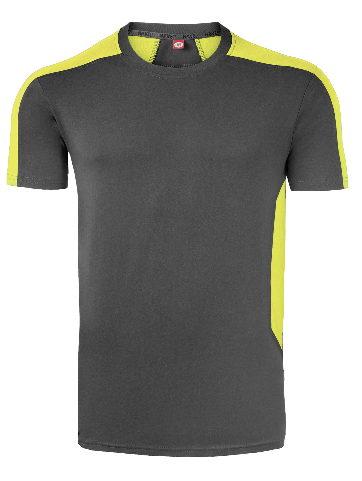 Grijs/fluor geel