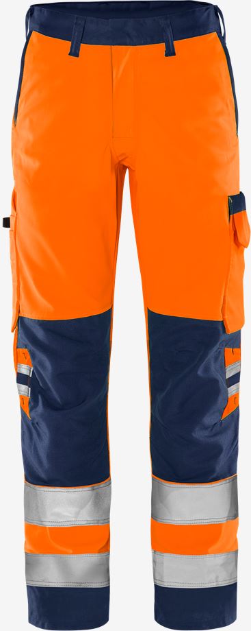 High Vis Oranje/Marineblauw
