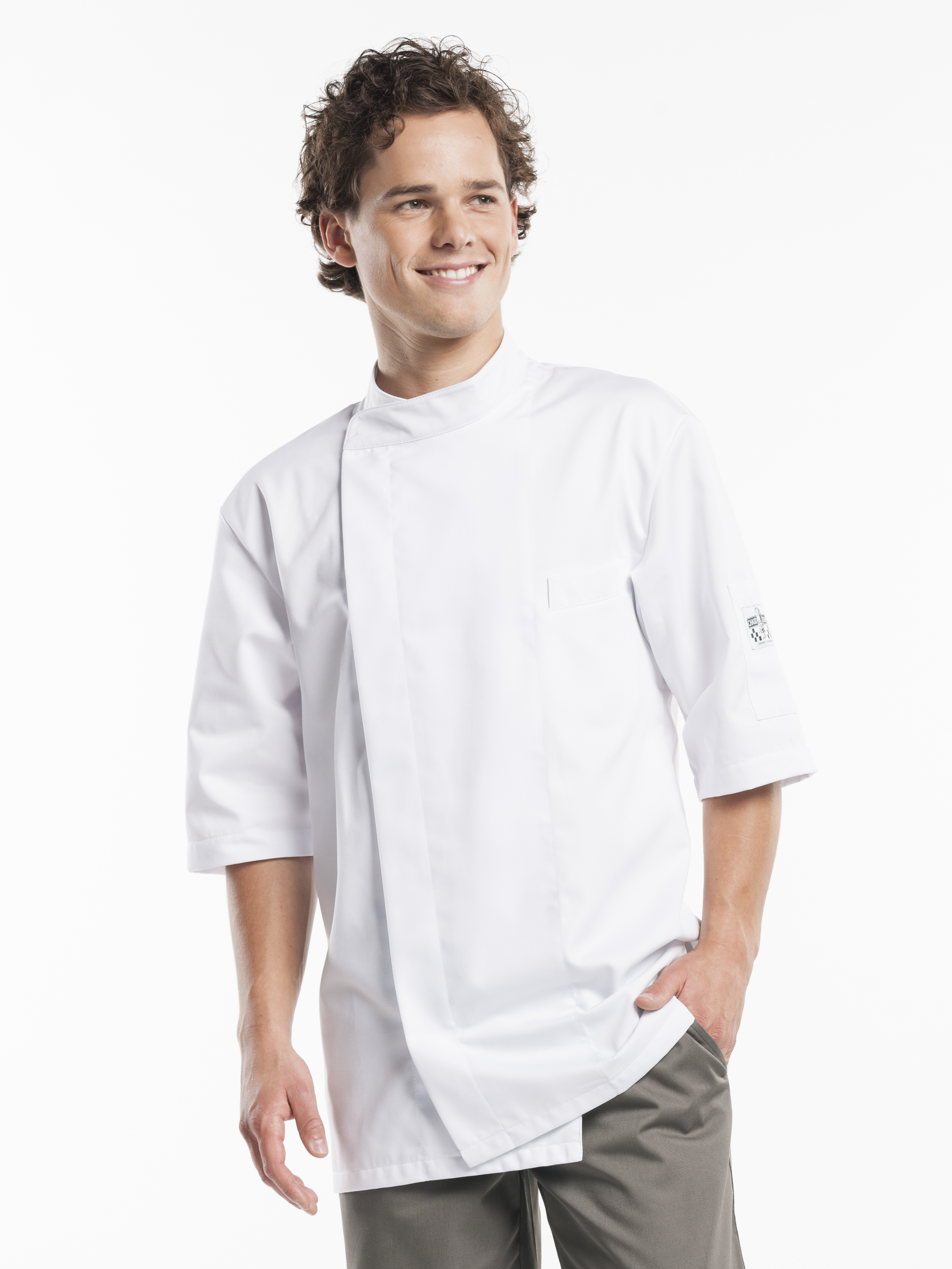Chaud Devant Bacio Wit Short Sleeve Koksbuis
