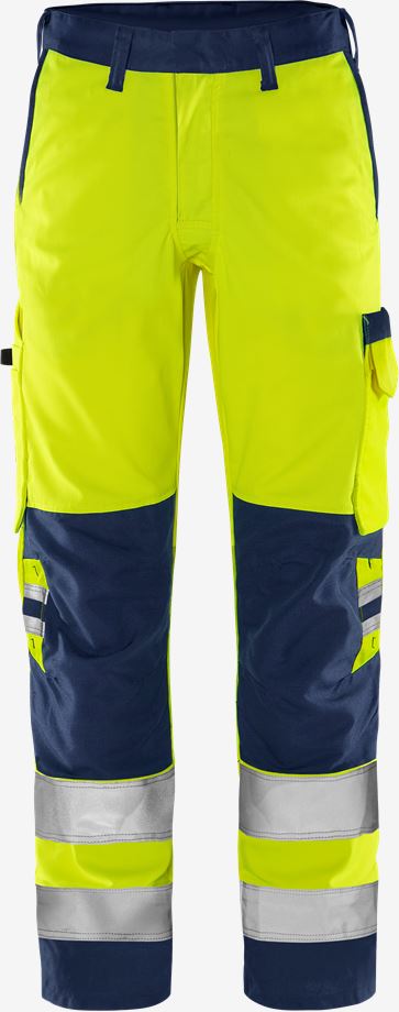 High Vis Geel/Marineblauw