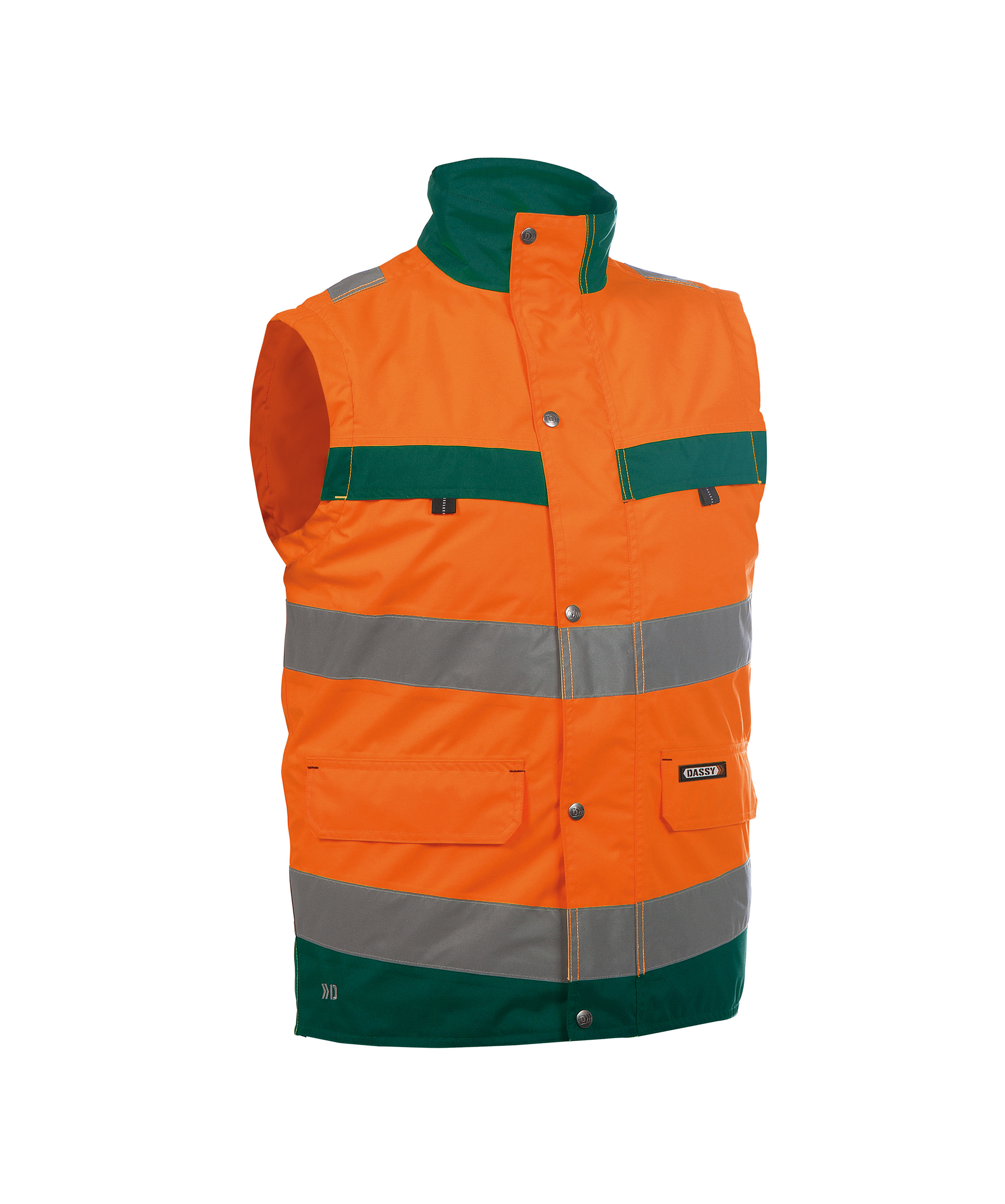 Oranje/marineblauw