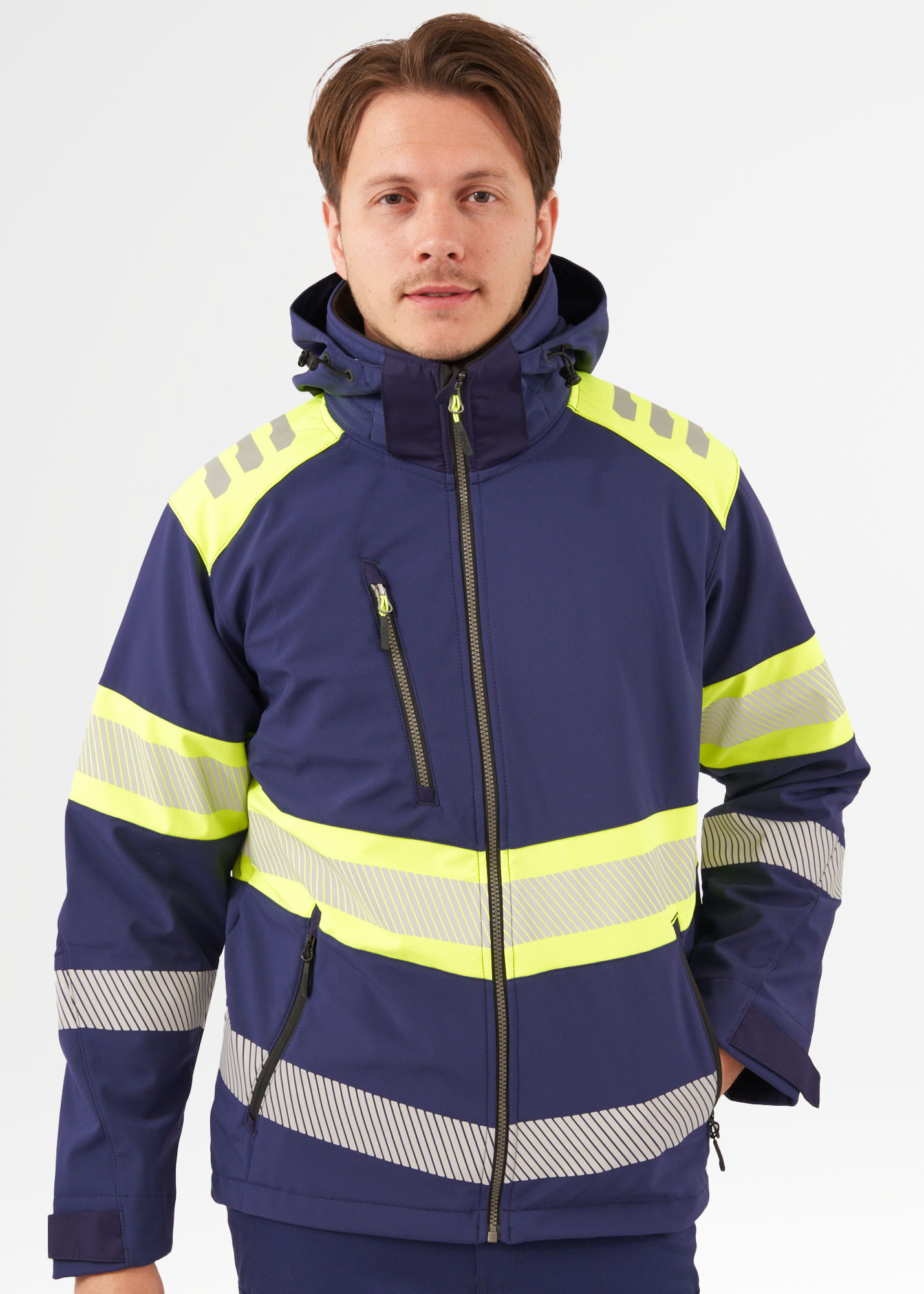 Blåkläder 4494 Softshell Jack High Visibility
