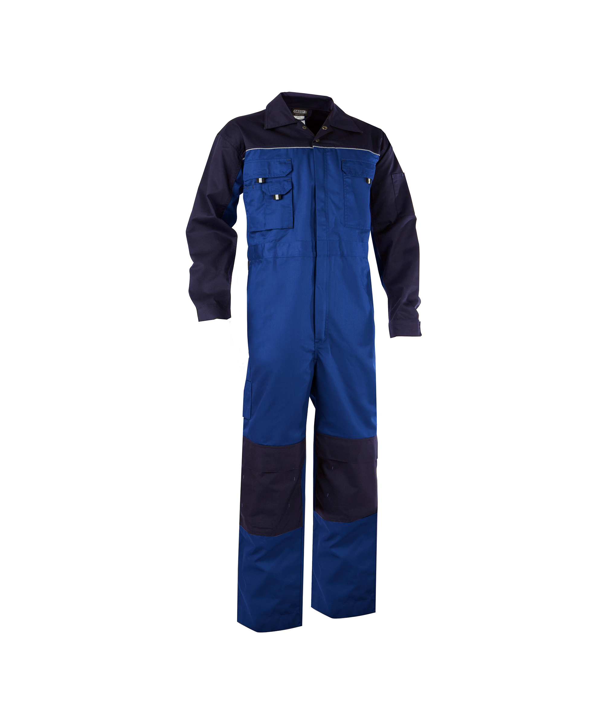 Korenblauw/donkerblauw