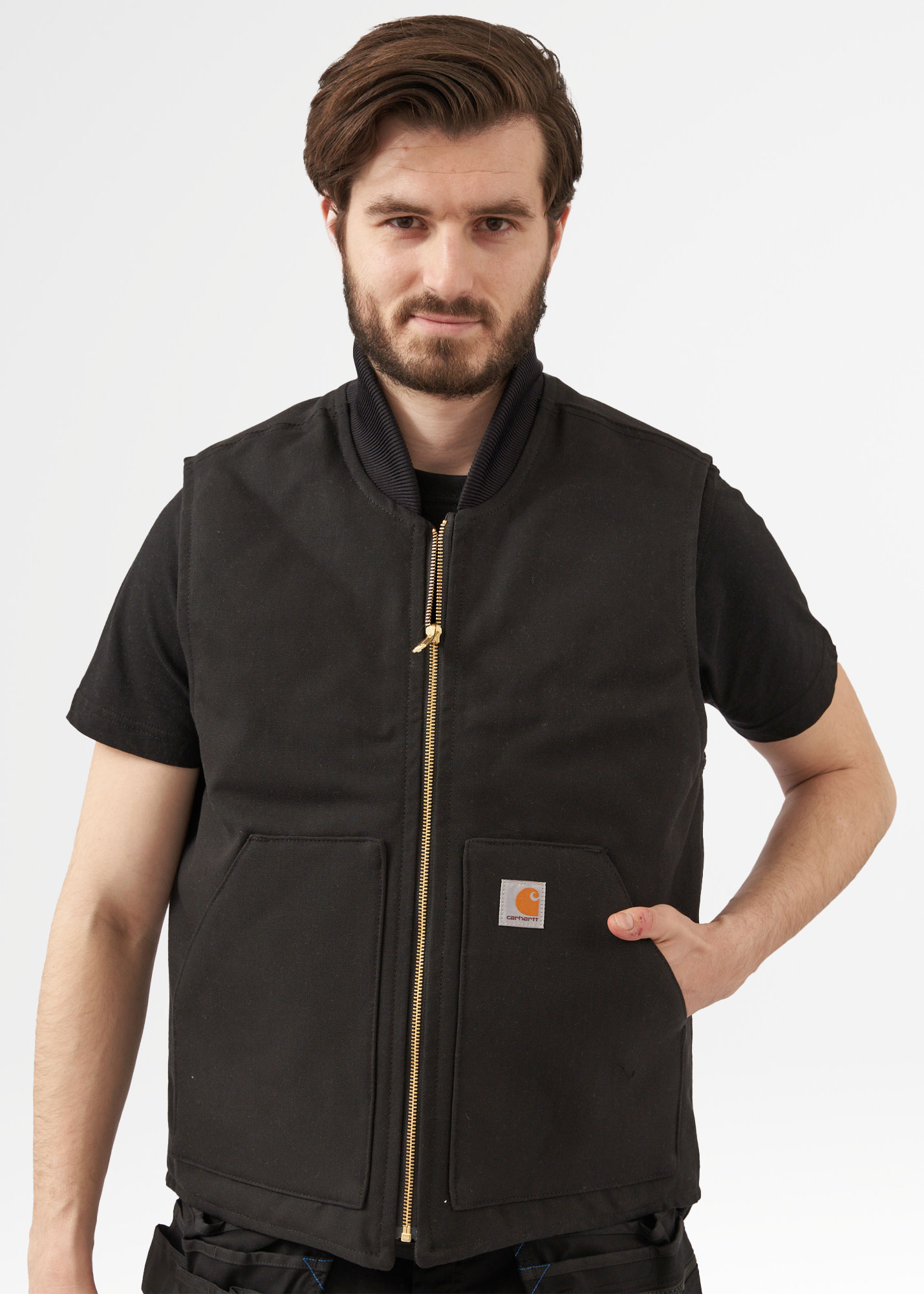 Carhartt Duck Insulated Rib Collar Vest