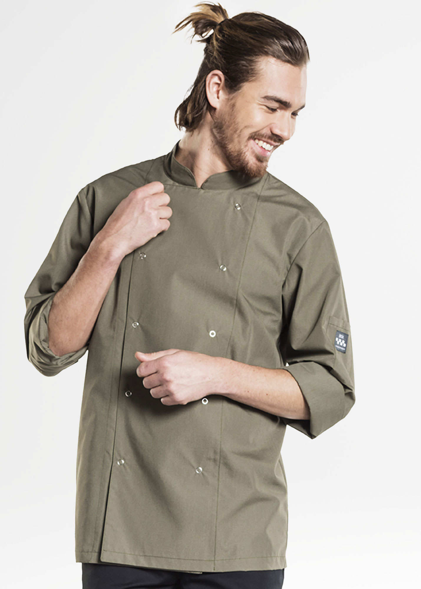 Chaud Devant Hilton Poco Chef Jacket Dark Olive