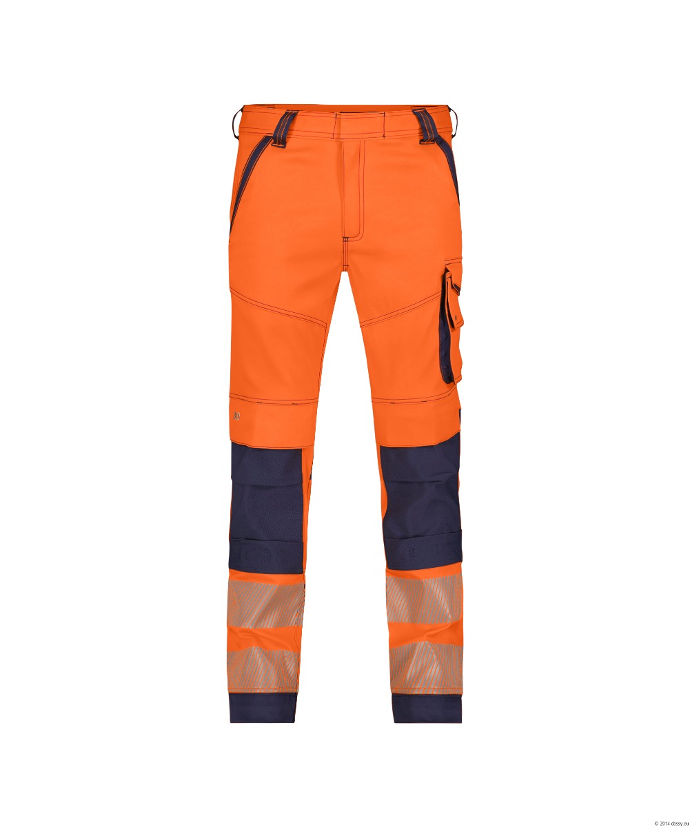 Marineblauw/Fluo Oranje