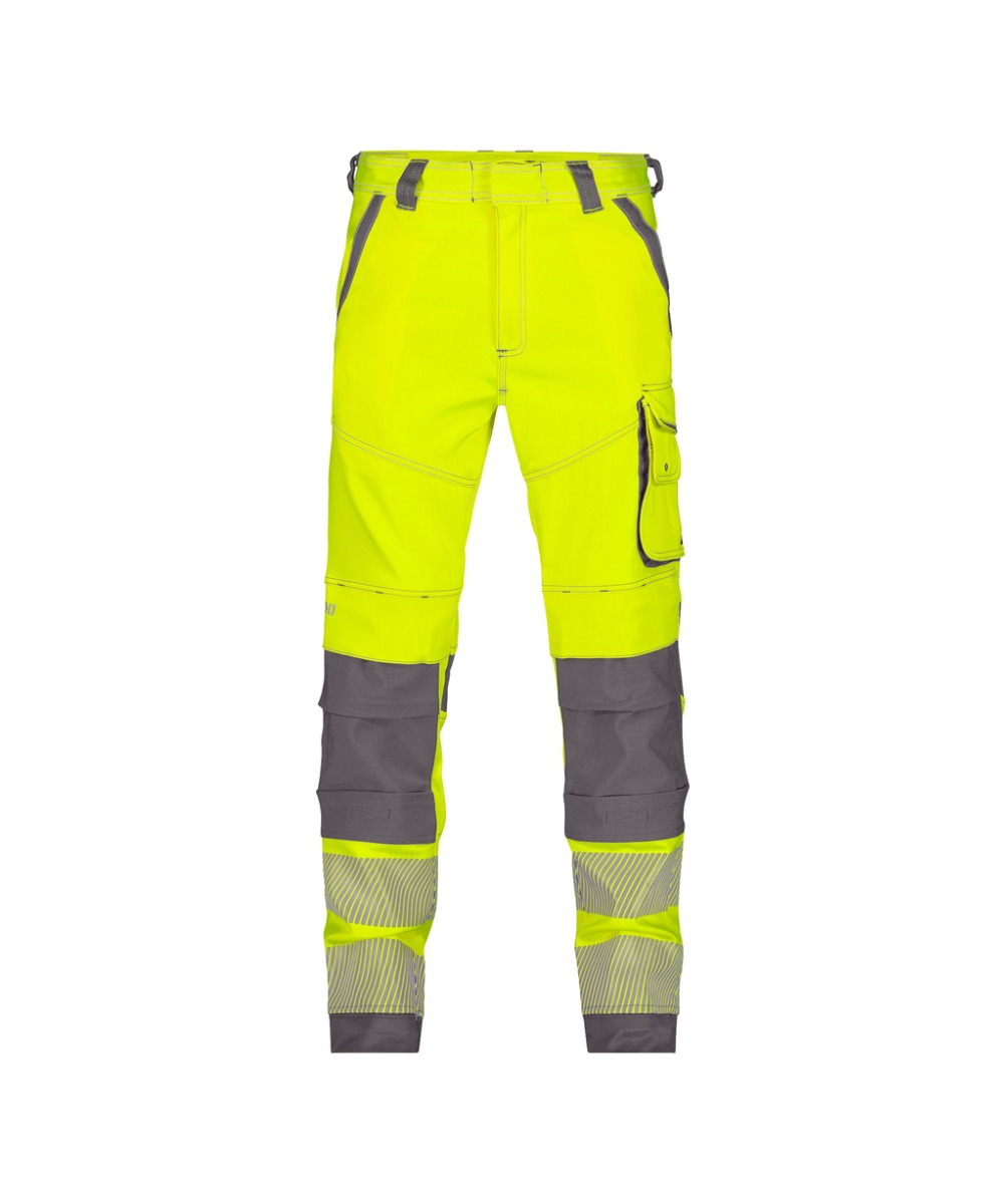 Cementgrijs/fluo geel