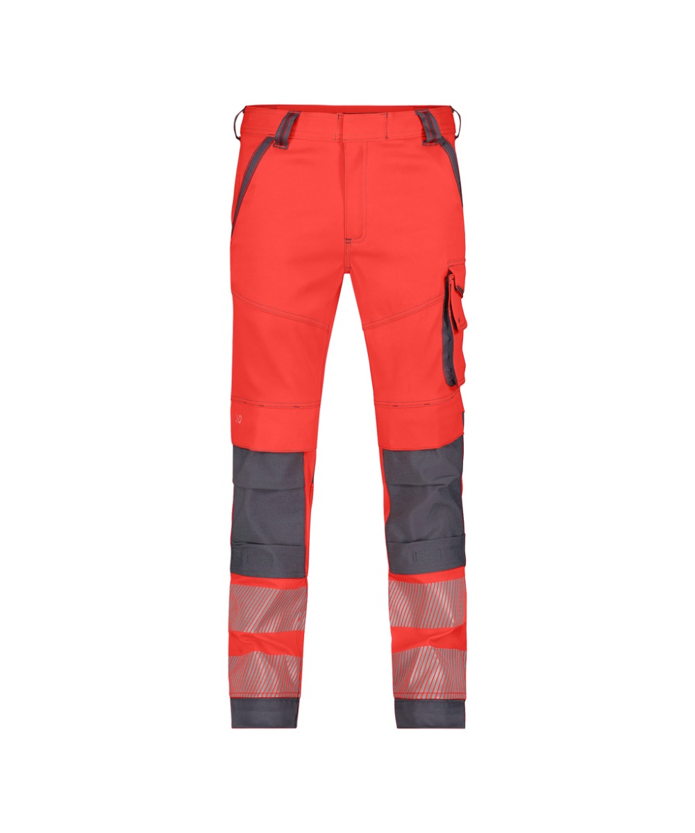 Cementgrijs/Fluo Rood
