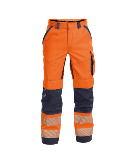 Oranje/marineblauw