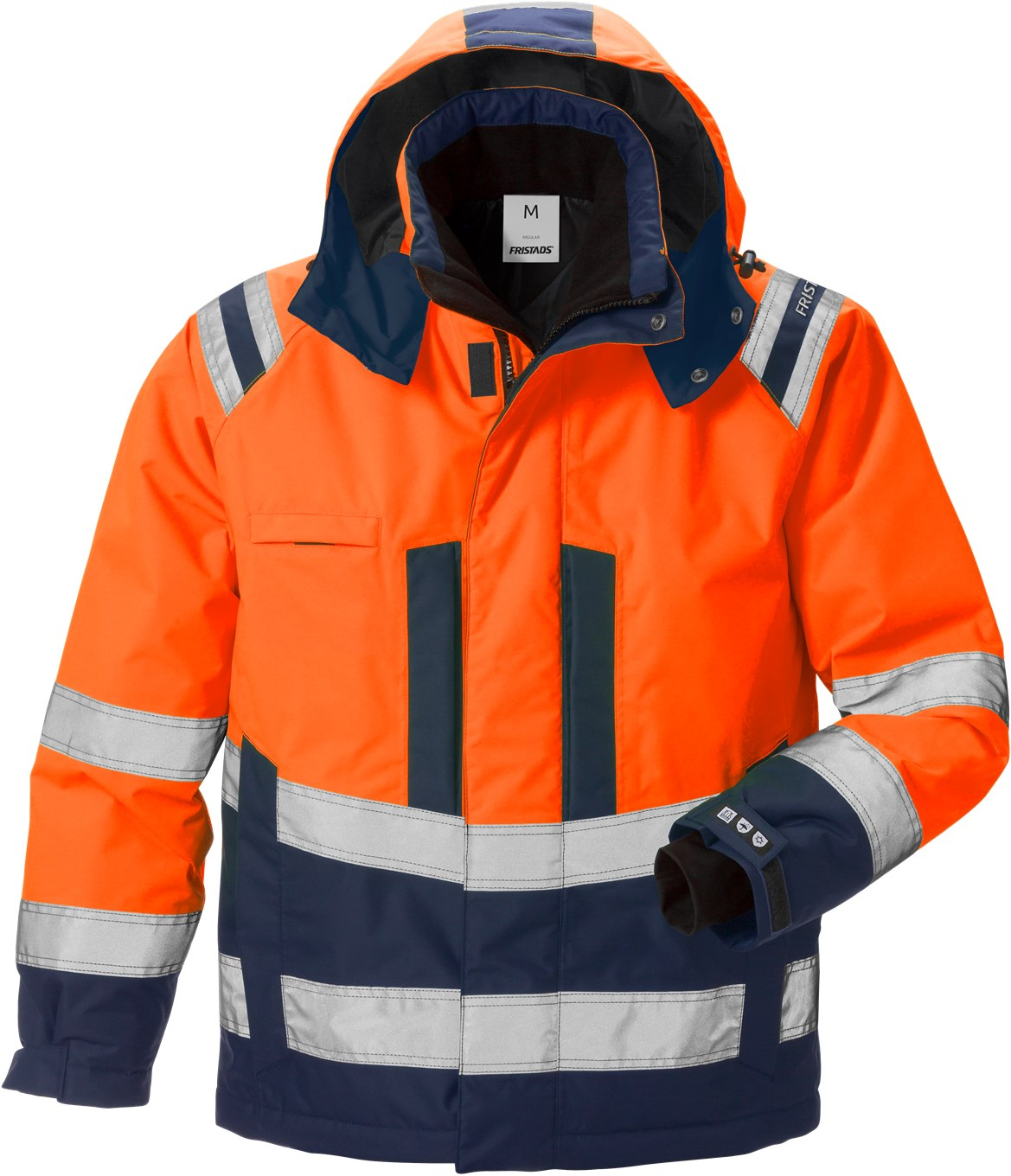 Hi-Vis Oranje/Marineblauw