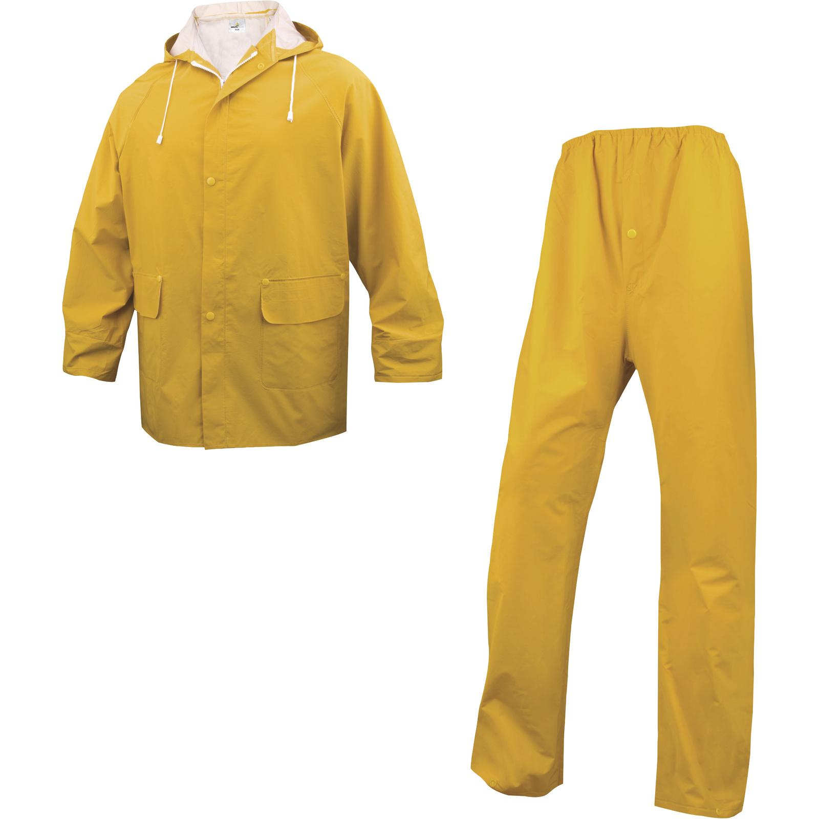 Delta Plus Regenpak van Polyester met Dubbel-Zijdige Pvc Coating