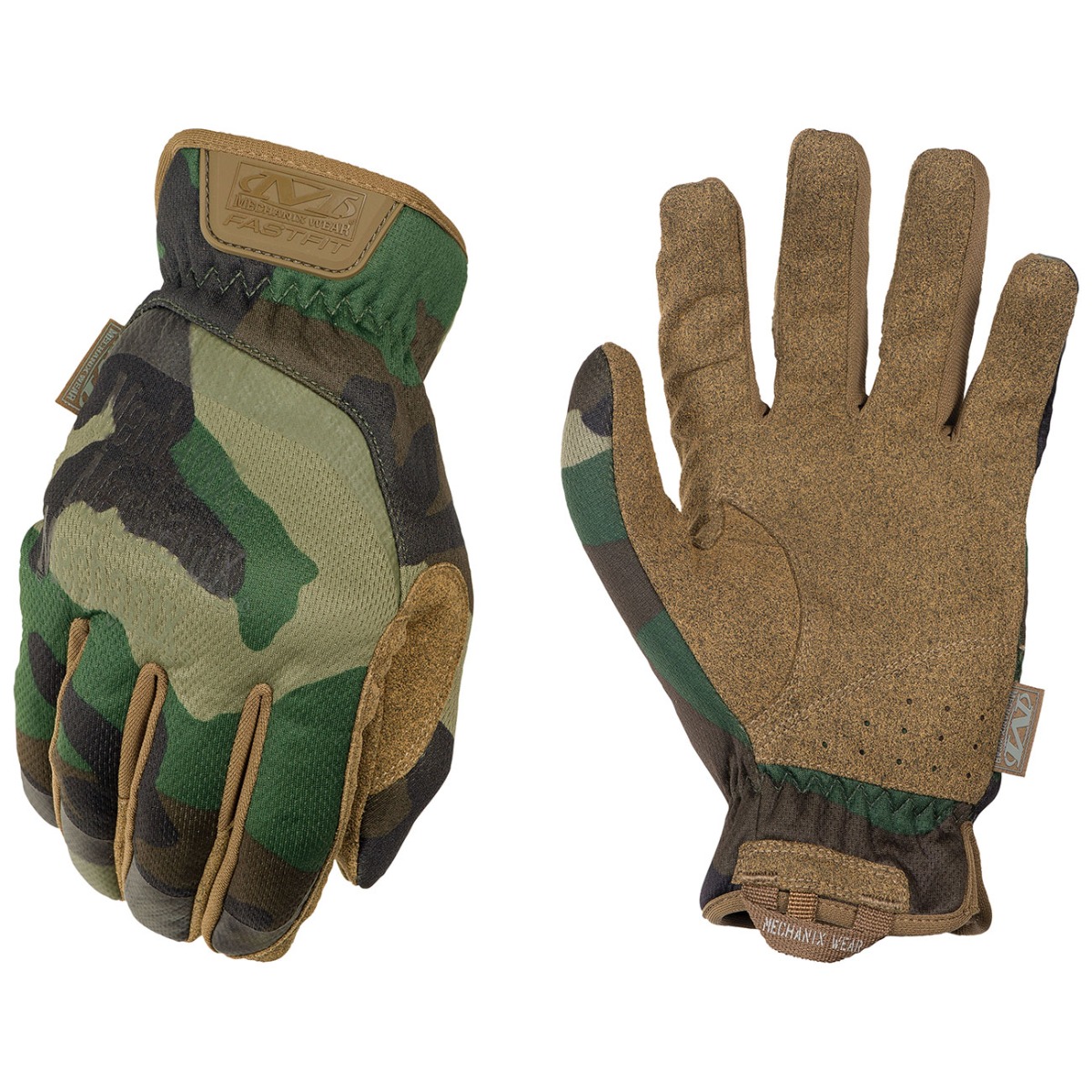 Mechanix Fastfit Woodland Camo Handschoen