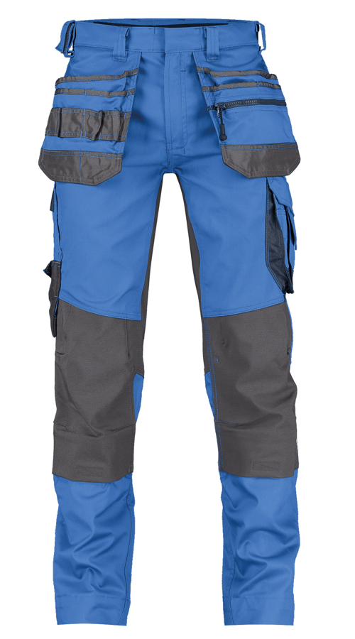 Azuurblauw/Antraciet