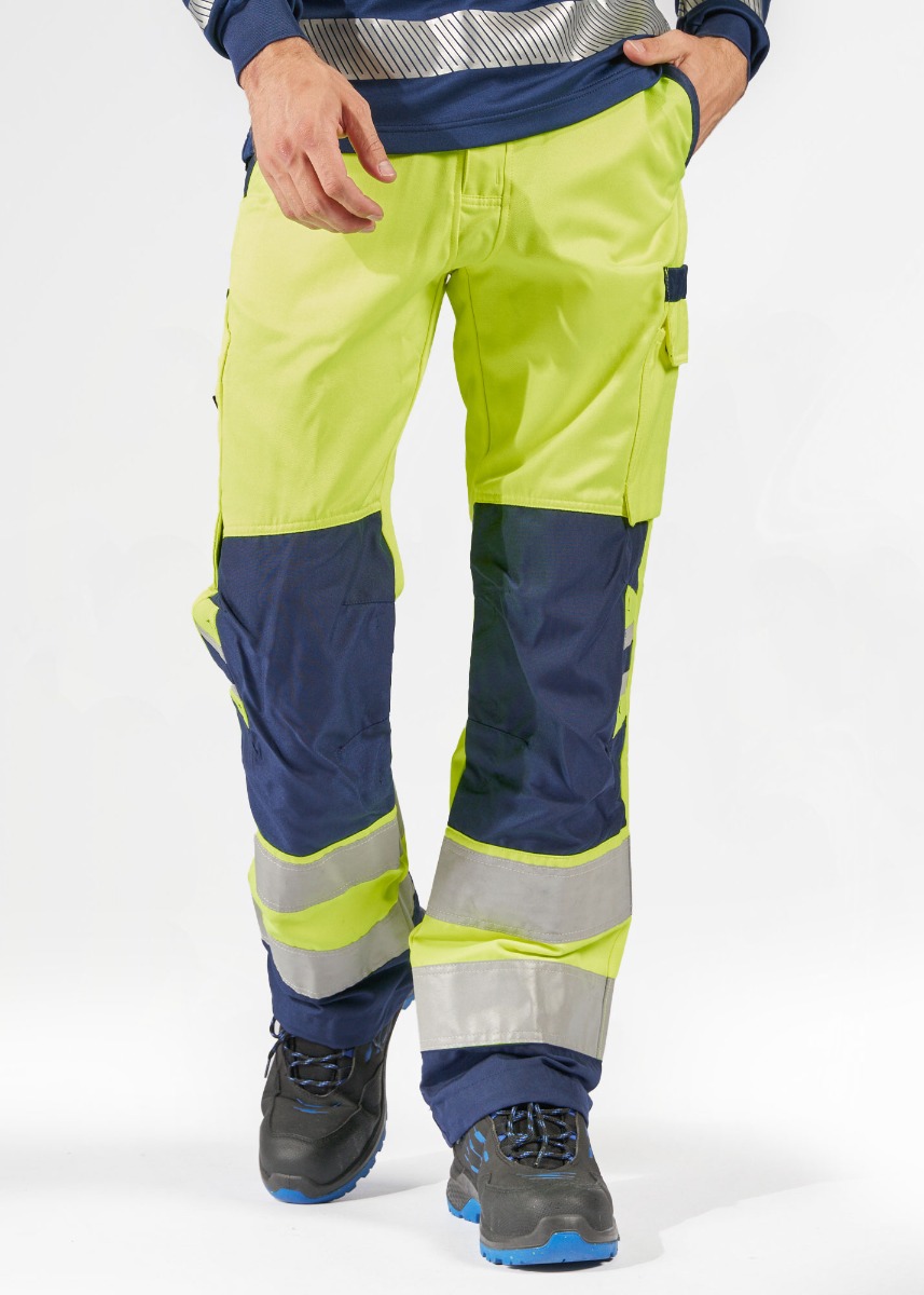 Fristads High Vis Green Broek Klasse 2 2651 GPLU