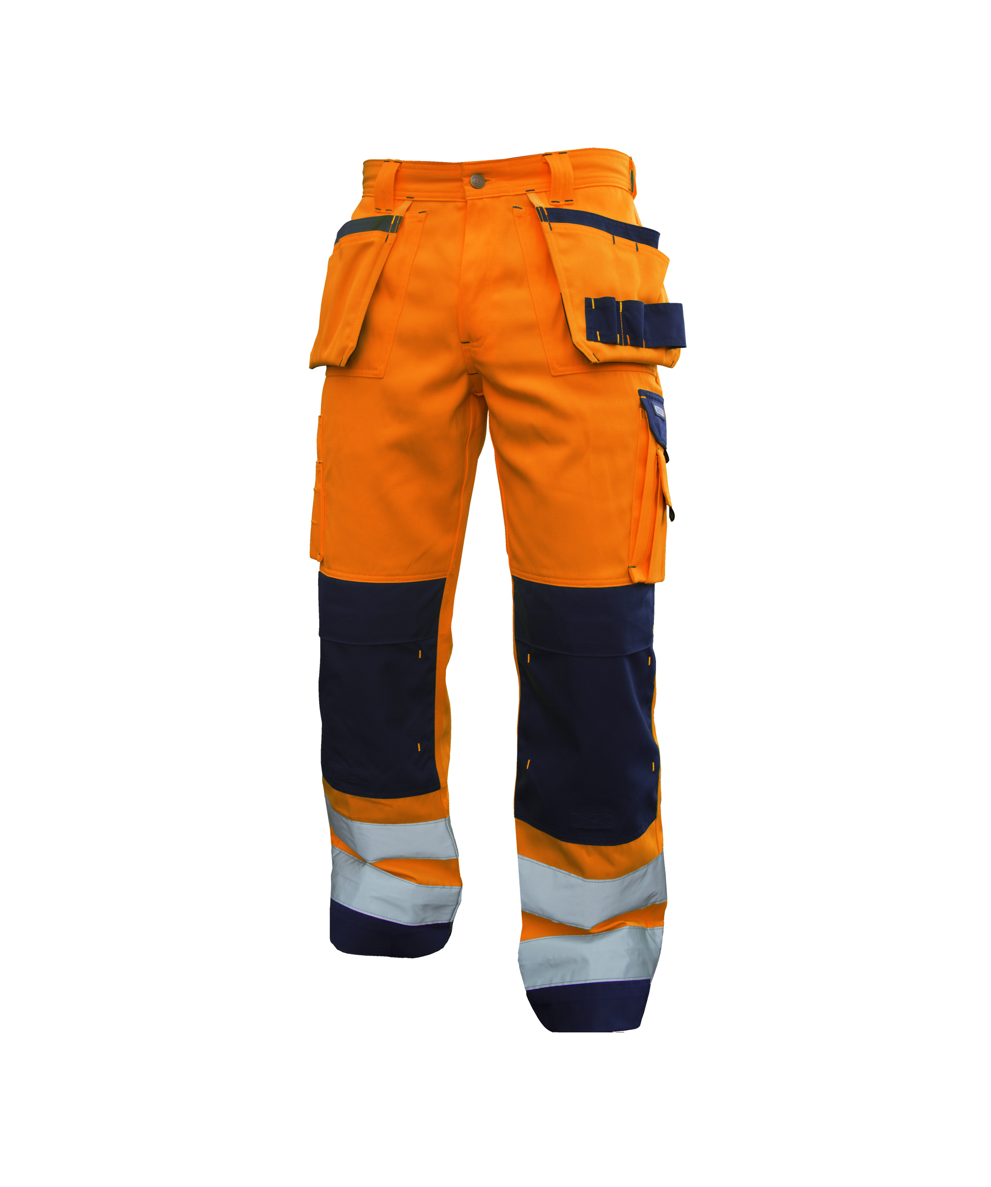 Oranje/marineblauw