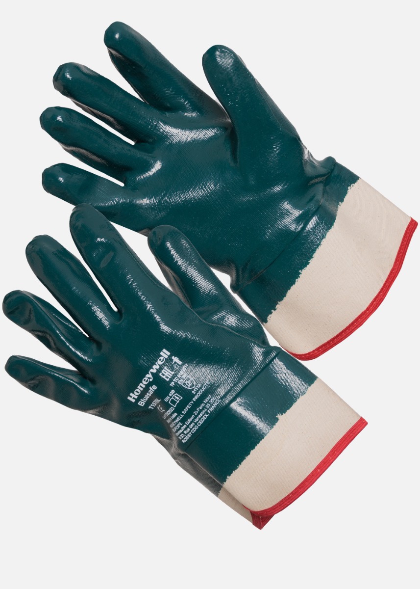 Honeywell T157 Bluesafe Manchet Werkhandschoen
