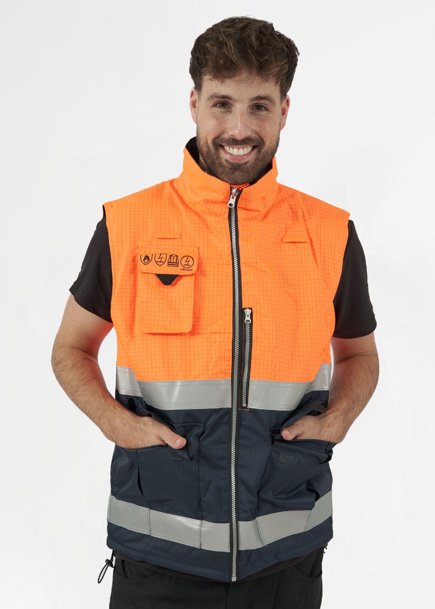 Hydrowear Metz Giletz Oranje/Marine