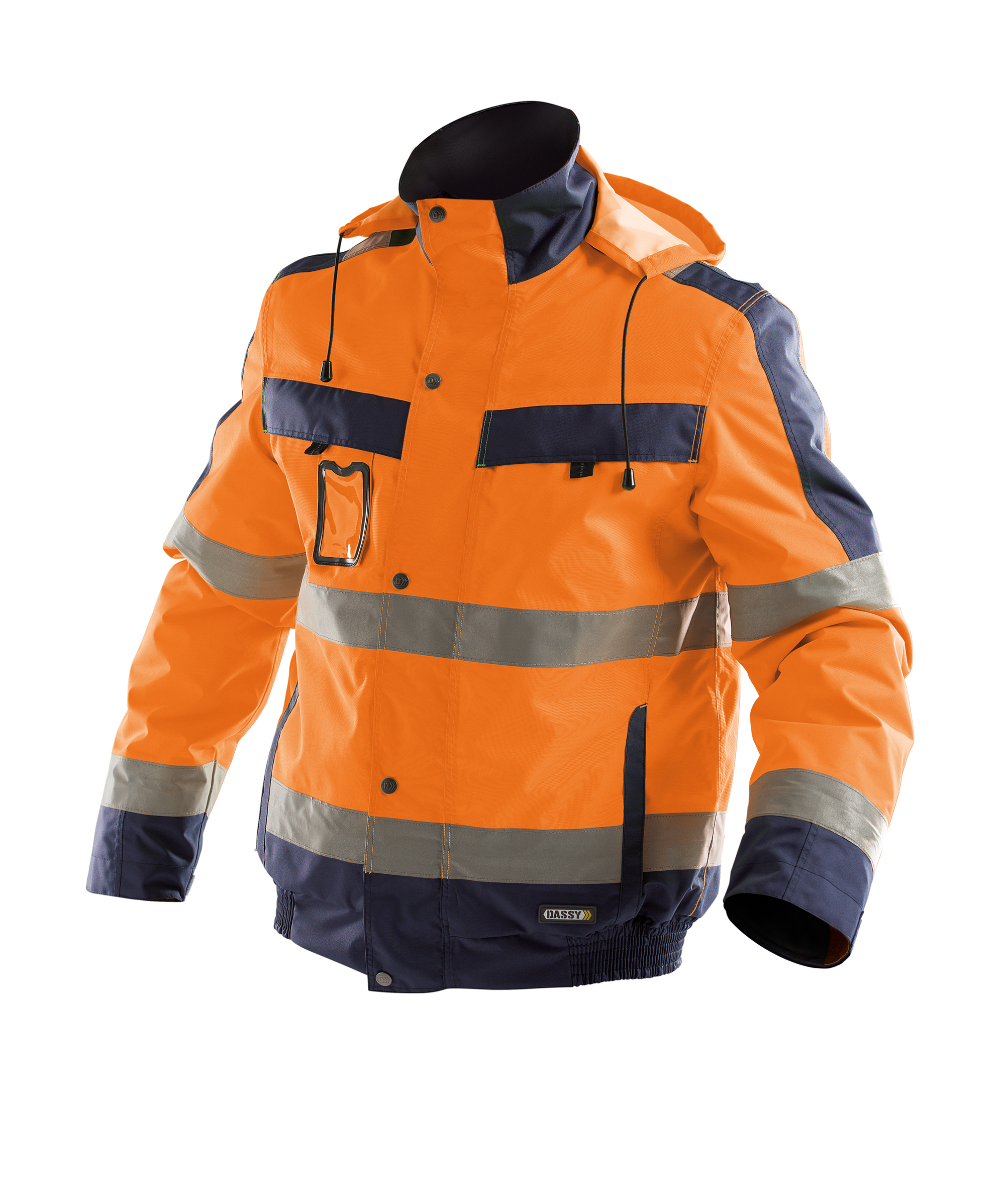 Oranje/marineblauw