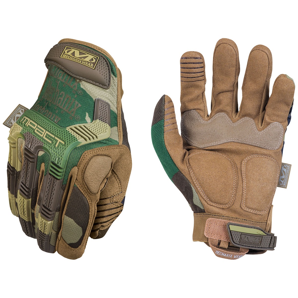 Mechanix M-Pact Woodland Camo Handschoen