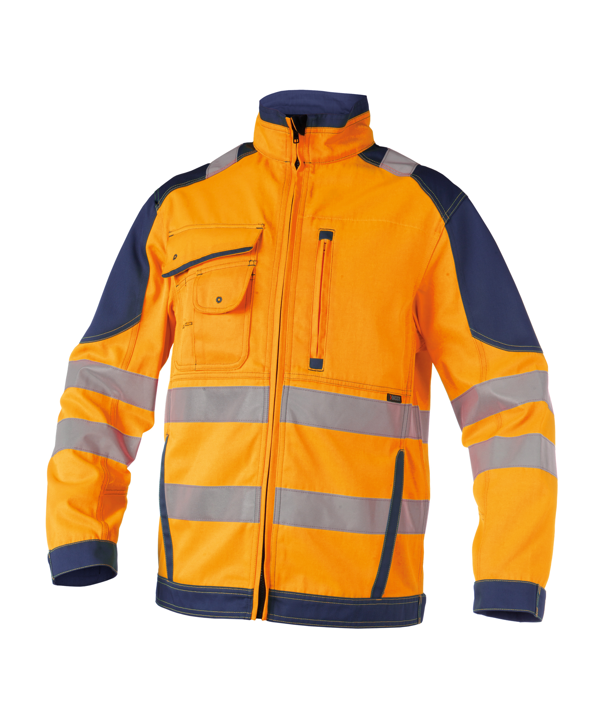 Oranje/marineblauw