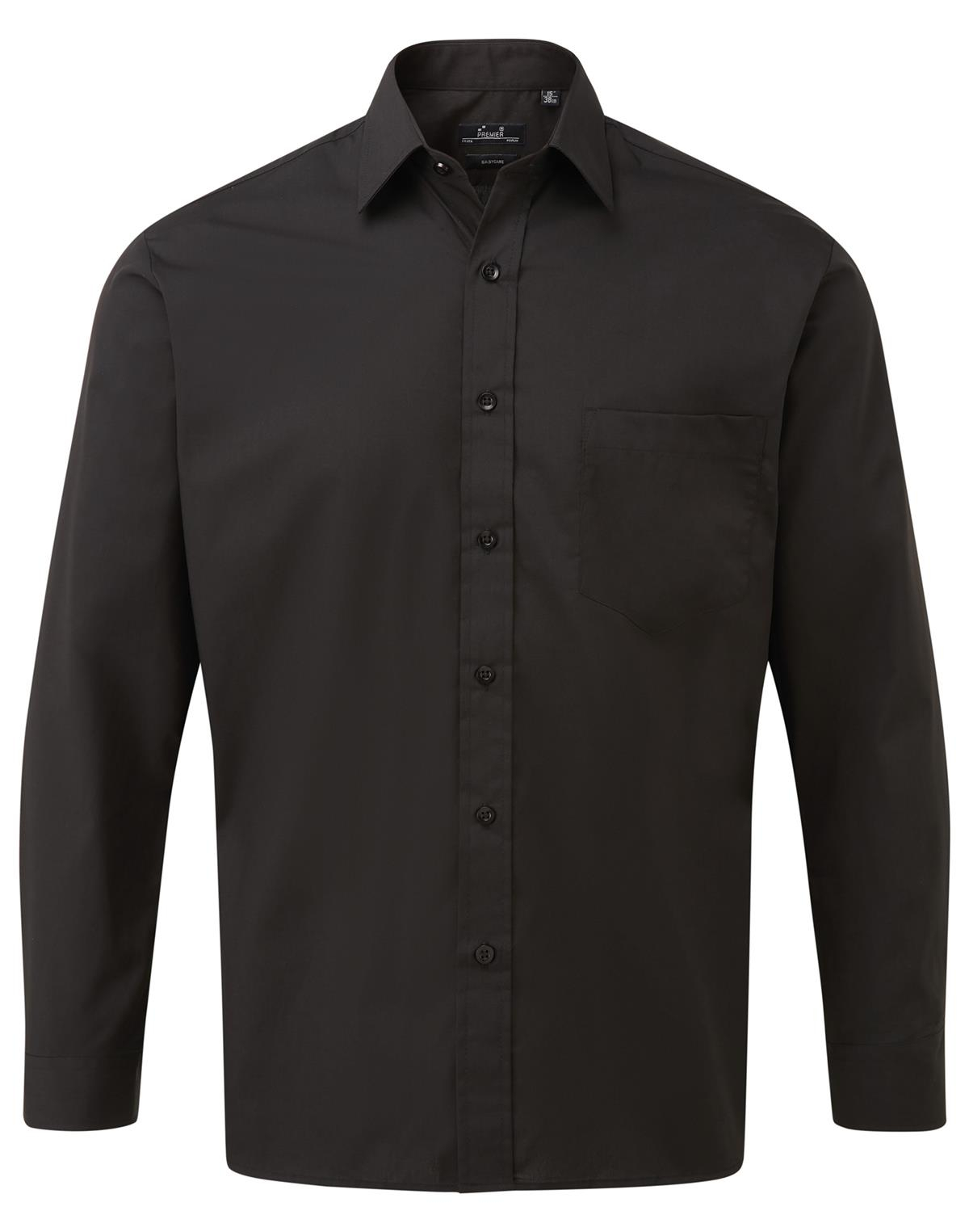 Premier Men´s Poplin Long Sleeve Shirt