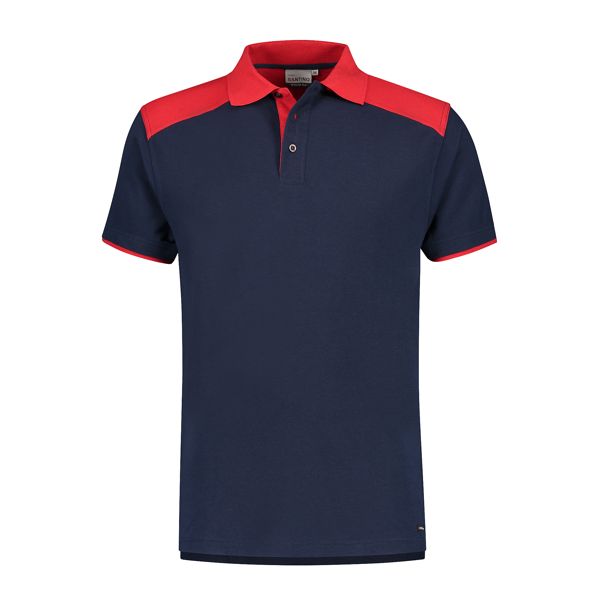 Marineblauw/rood