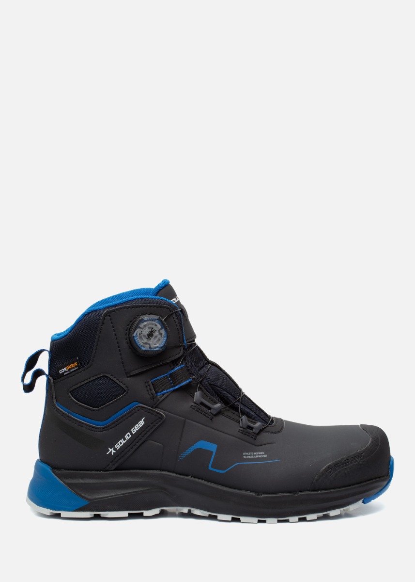 Solid Gear Sonar Midden Zwart/Blauw S3S Werkschoen