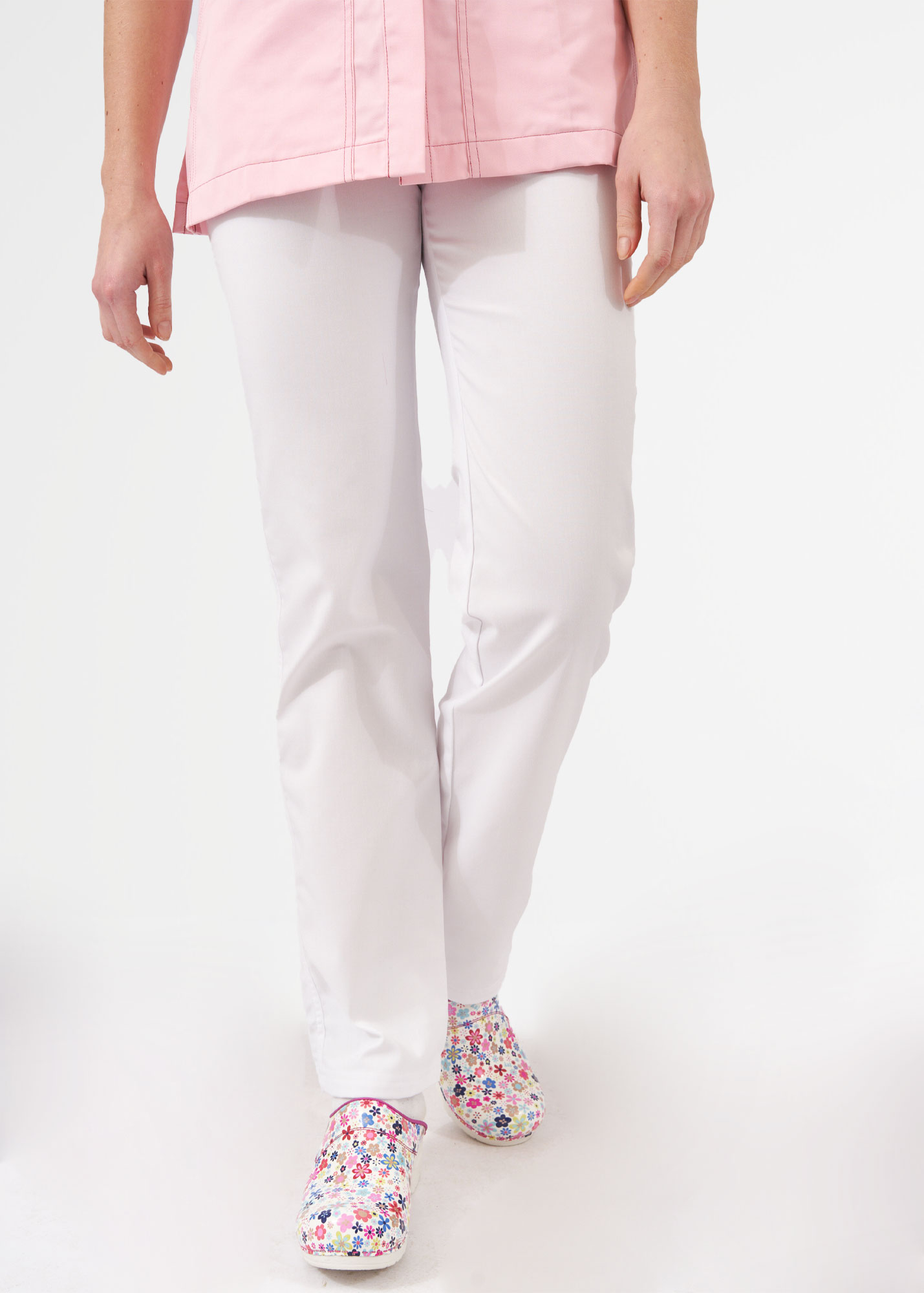 SHAE Care Dames Pantalon regular-fit Alice wit