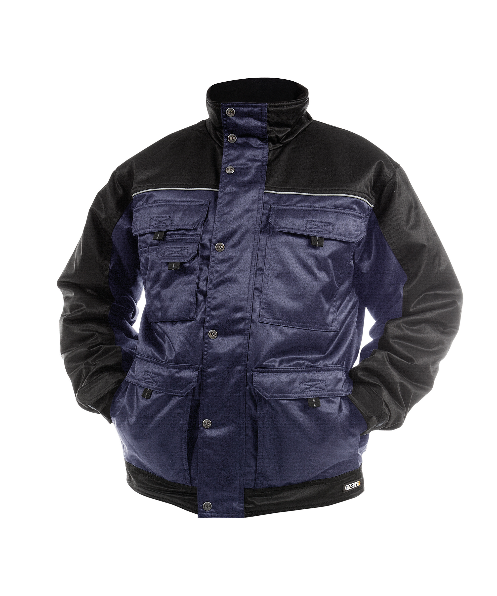 Zwart/blauw