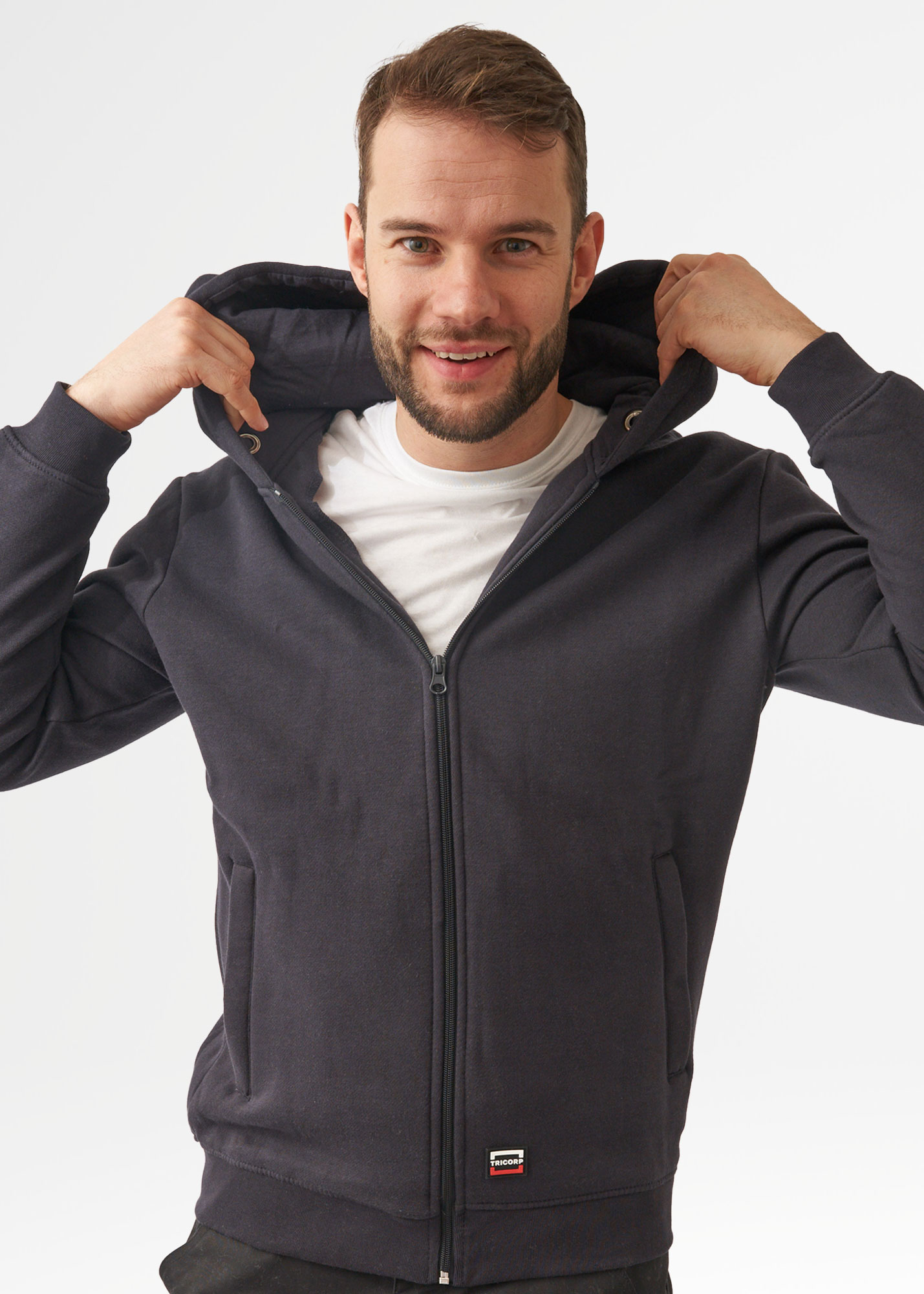 Tricorp Sweatvest Capuchon 60°C Wasbaar 301014