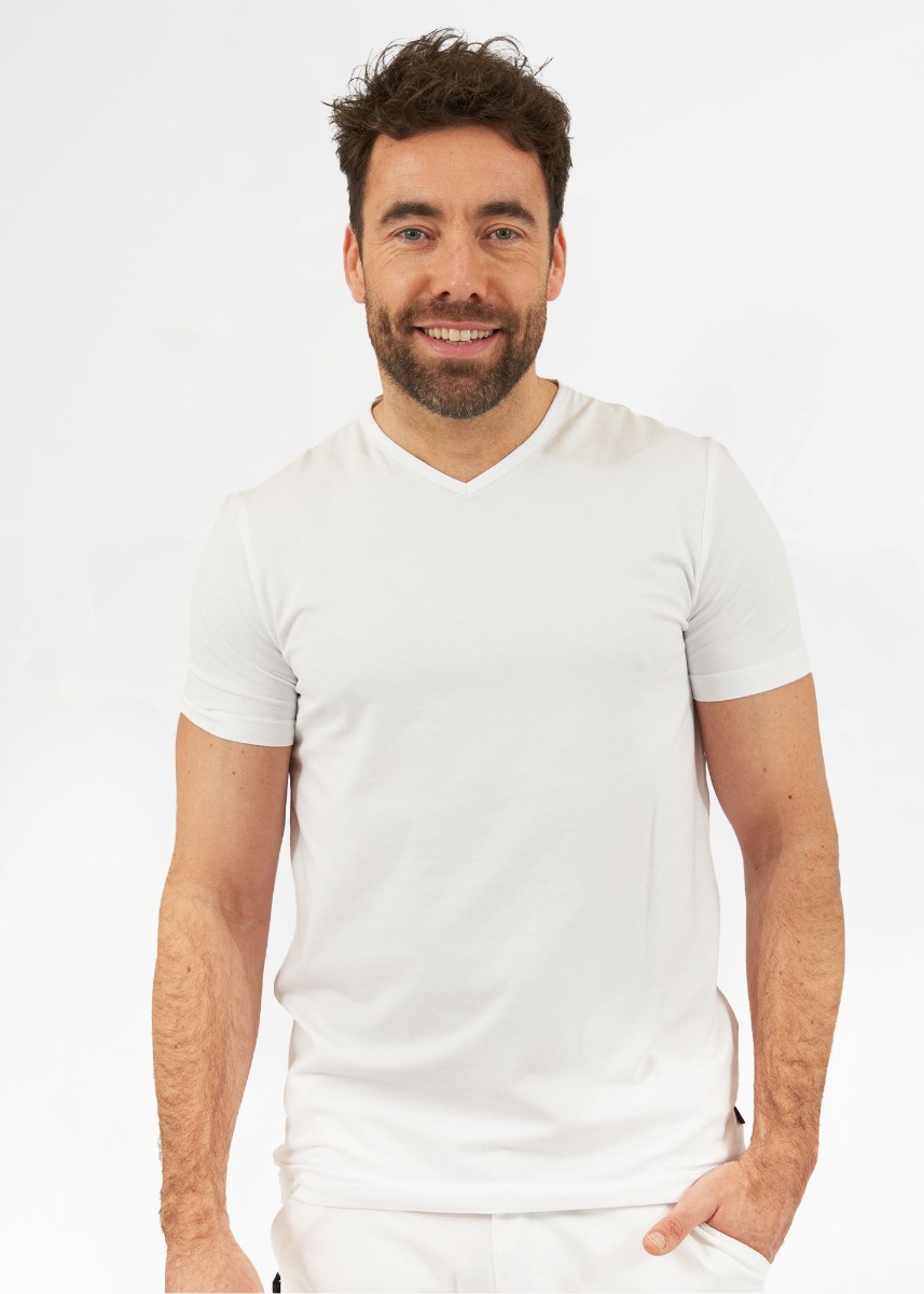 Tricorp T-shirt Elasthaan Slim Fit V-Hals 101012