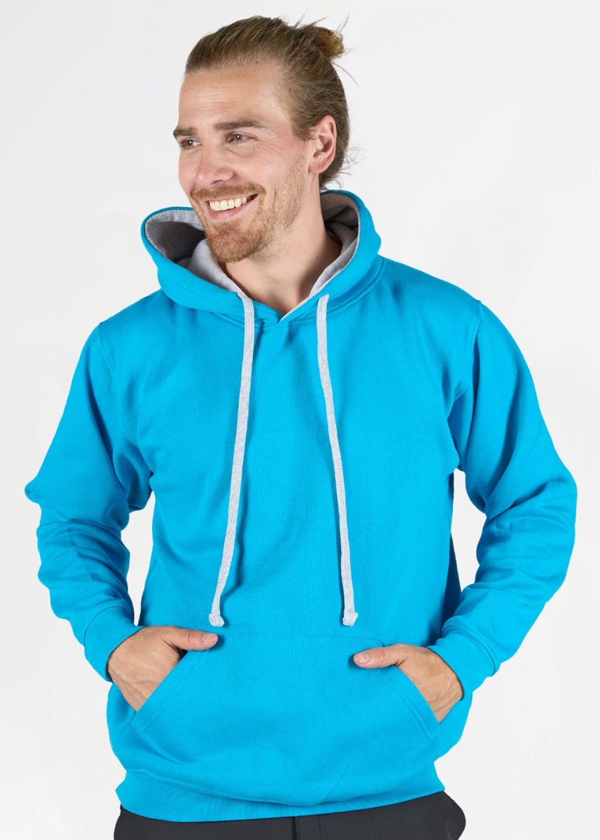 Uneek UC507 Sweater Contrast Hooded